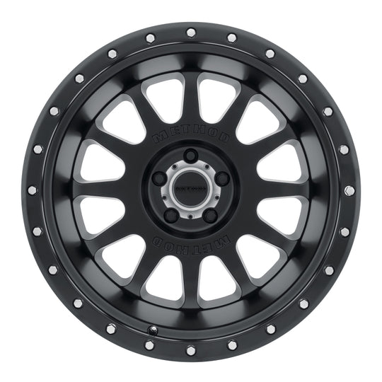 Method MR605 NV 20x10 -24mm Offset 5x5 71.5mm CB Matte Black Wheel