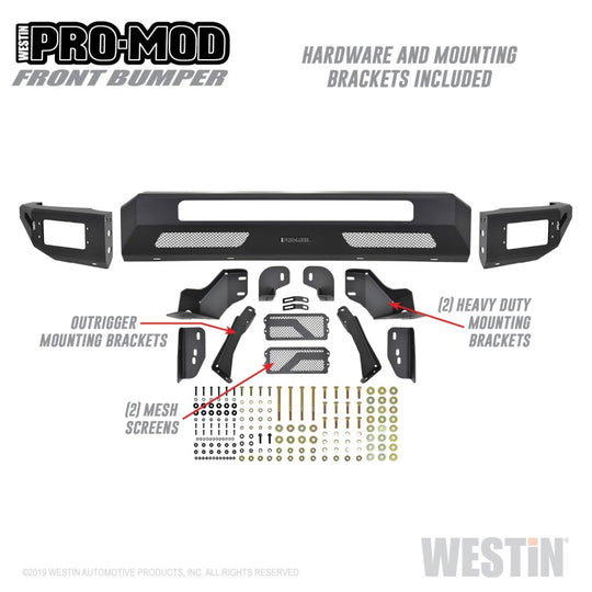 Westin 2011-2016 Ford F-250/350/450/550 Super Duty Pro-Mod Front Bumper