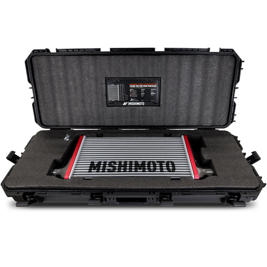 Mishimoto Universal Carbon Fiber Intercooler - Matte Tanks - 600mm Black Core - C-Flow - C V-Band