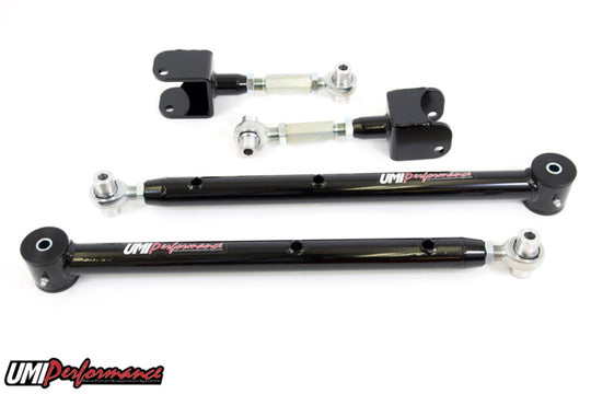 UMI Performance 78-88 GM G-Body Adjustable Upper &amp; Lower Control Arm Kit