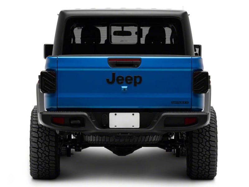 Raxiom 20-23 Jeep Gladiator JT Axial Series LED Tail Lights- Blk Housing (Smoked Lens)