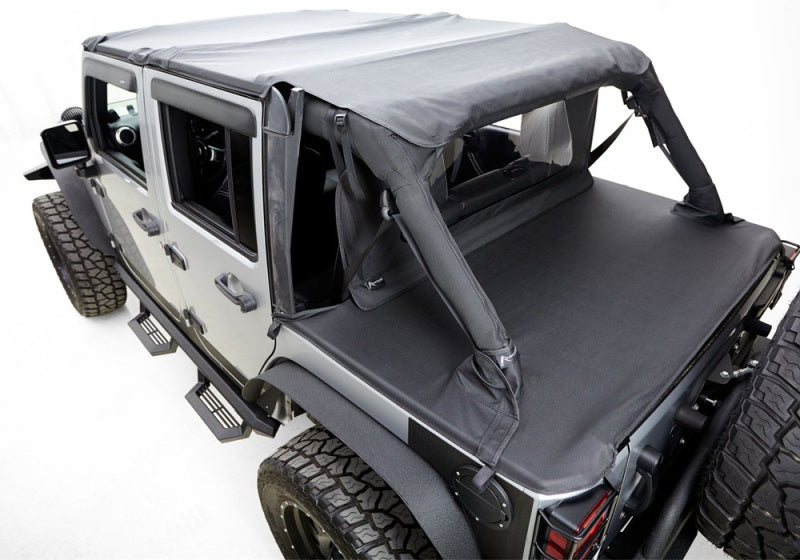 Rampage 2007-2018 Jeep Wrangler(JK) Unlimited 4-Door Tonneau Cover - Black Diamond