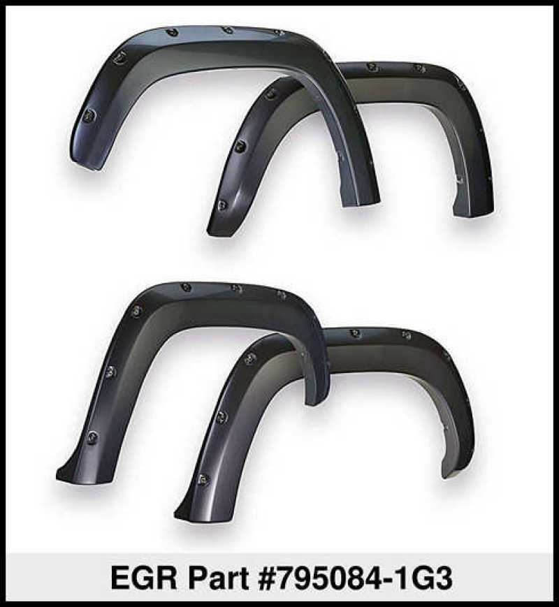 EGR 16+ Toyota Tacoma w/Mudflap Bolt-On Look Color Match Fender Flares - Set - MagneticGray