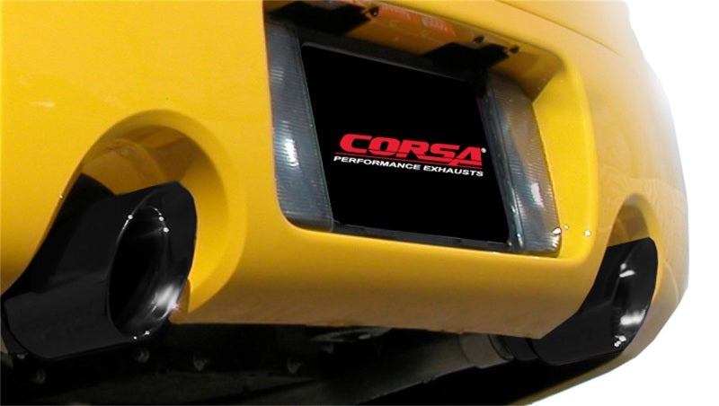 Corsa 03-06 Chevrolet SSR 5.3L V8 3in Cat-Back Dual Rear w Single 4in Black Pro-Series Tips