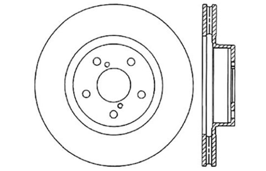 StopTech Drilled Sport Brake Rotor