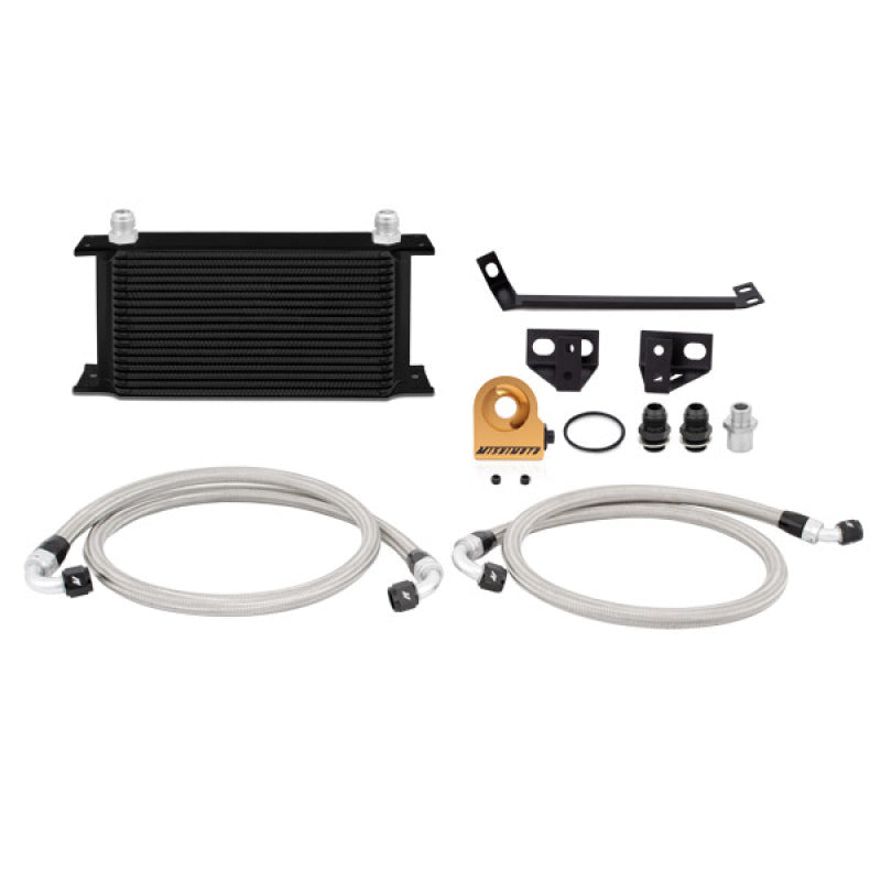 Mishimoto 15 Ford Mustang EcoBoost Thermostatic Oil Cooler Kit - Black