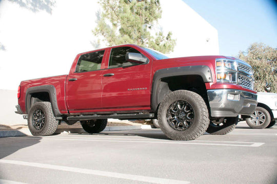 EGR 14+ Chev Silverado 5ft Bed Bolt-On Look Fender Flares - Set - Matte