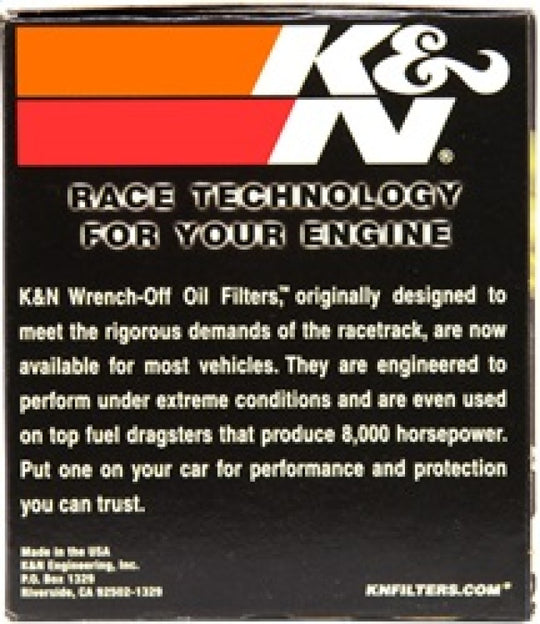 K&amp;N 87-92 Supra Non-Turbo / 99-04 Grand Cherokee 4.0 Performance Gold Oil Filter