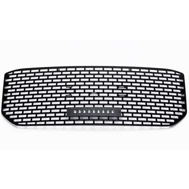 Putco 15-20 GMC Yukon XL Liquid 3D Slot/Blk Denali Style Lighted Boss Grille w/10in Luminix Lightbar