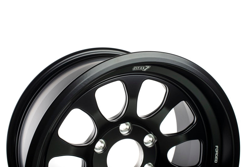 Titan 7 T-AK1 17x8.5 6x135 -1 Offset / 87.1 CB Machine Black Wheel (Dropship ONLY)