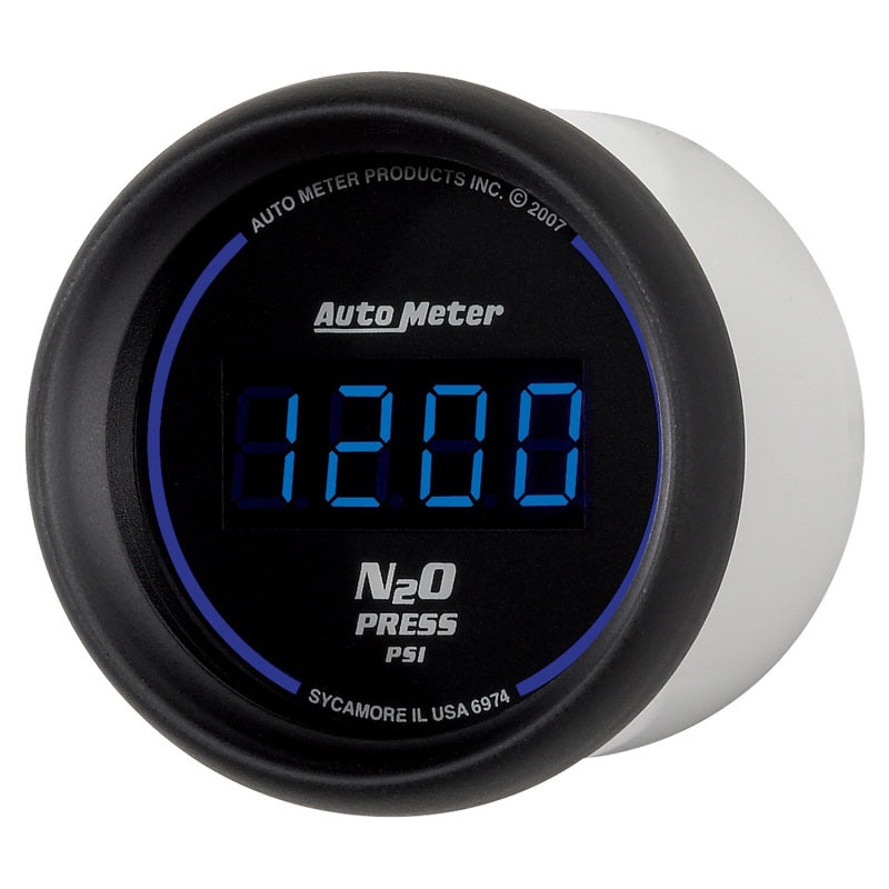 Autometer Ultra-Lite 2-1/16in 1600 PSI Digital Nitrous Pressure Gauge - Black