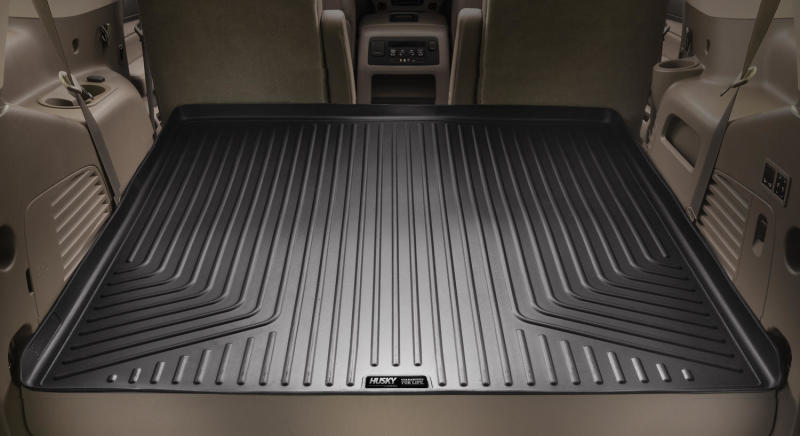 Husky Liners 21-23 Suburban/Yukon XL Weatherbeater Cargo Liner Behind 2rd Row Over Folded 3rd Rw BLK