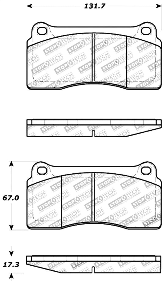 StopTech Performance 88-92 Ferrari F40 / 94-97 F50 Front & Rear Brake Pads