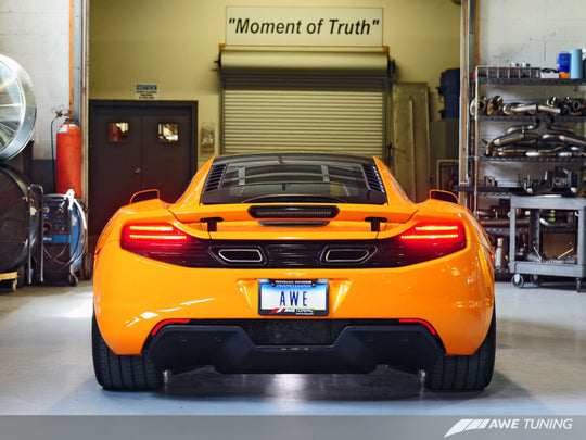 AWE Tuning McLaren MP4-12C Performance Exhaust - Machined Tips