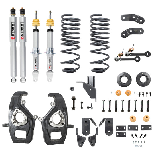 Belltech 2019+ RAM 1500 2WD Lowering Kit - 3-4in Front 4-5in Rear