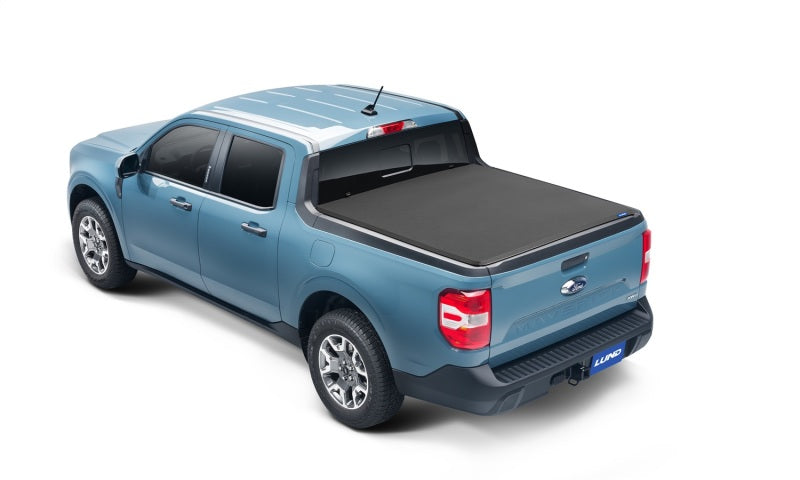 Lund 2022+ Ford Maverick (4.5ft. Bed) Genesis Elite Tri-Fold Tonneau Cover - Black