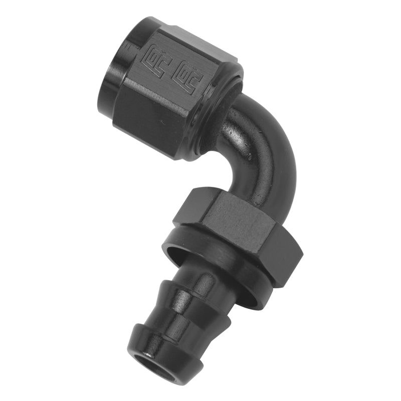 Russell Performance -10 AN Twist-Lok 90 Degree Hose End (Black)