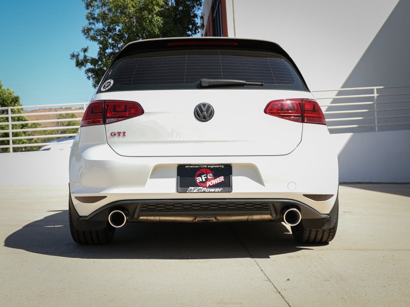 aFe MACH Force-Xp 3in to 2-1/2in Stainless Steel Axle-Back Exhaust - 15-17 Volkswagen GTI