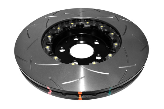 DBA 95-97 Porsche 911 Carrera Front T3 5000 Series Uni-Directional Slotted Rotor w/ Black Hat