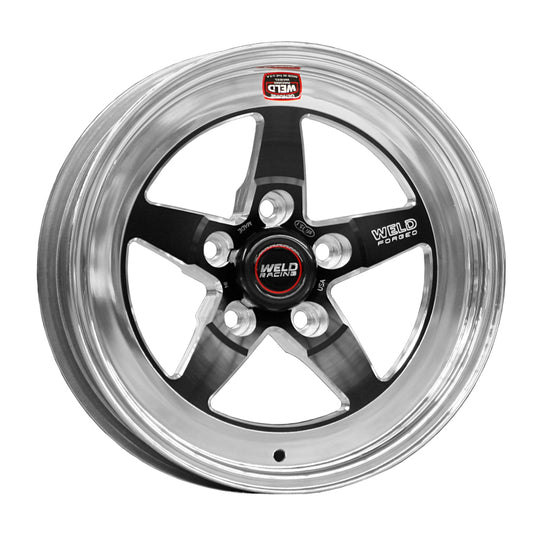 Weld S71 15x5 / 5x4.5 BP / 3.5in. BS Black Wheel (Low Pad) - Non-Beadlock