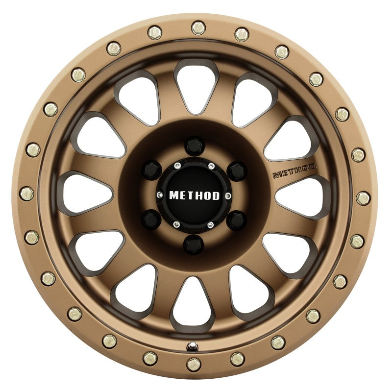 Method MR304 Double Standard 16x8 0mm Offset 6x5.5 108mm CB Method Bronze Wheel