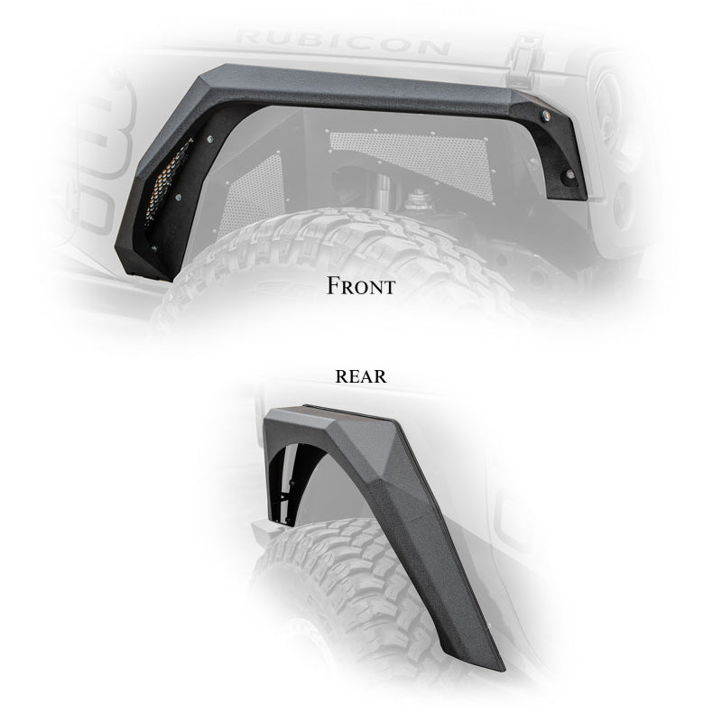 DV8 Offroad 2007-2018 Jeep Wrangler Armor Fenders