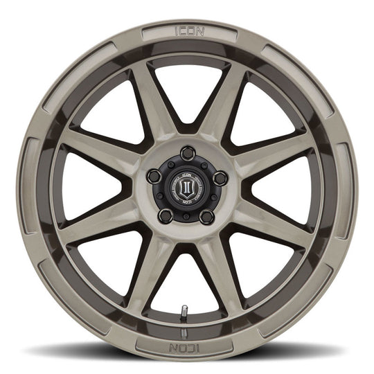 ICON Bandit 20x10 6x135 -24mm Offset 4.5in BS Gloss Bronze Wheel