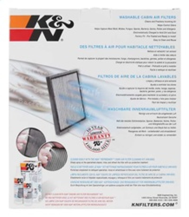 K&amp;N 09-18 Subaru Forester 2.5L H4 F/I Cabin Air Filter