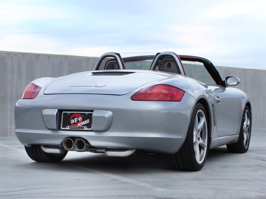 aFe ELITE 05-12 Porsche Boxster S (987.1-987.2) H6 3.4L 304SS Dual Cat-Back w/Dual Polished Tip Exht