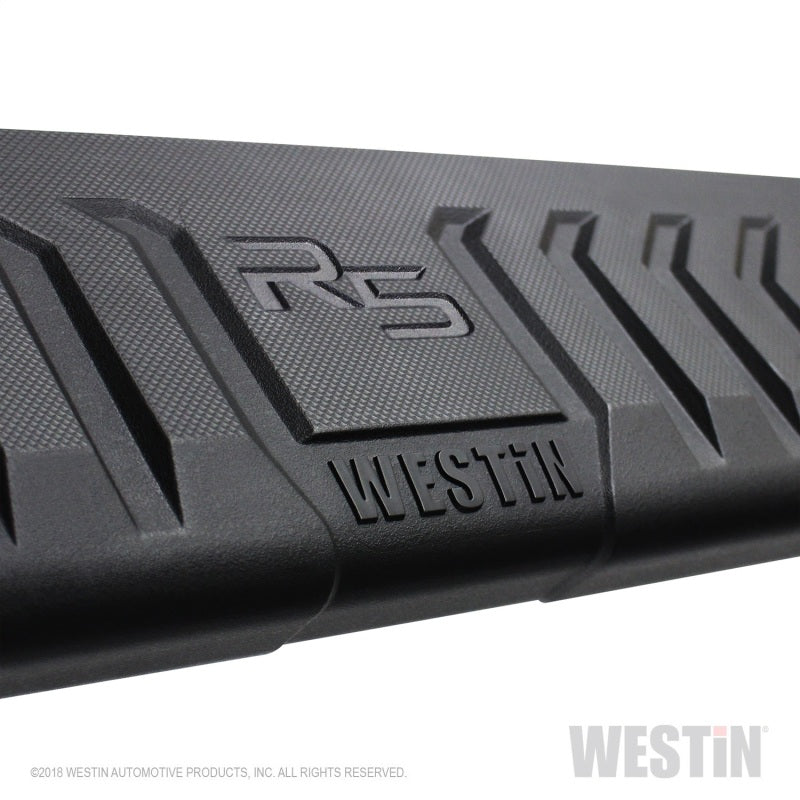 Westin 07-19 Chevy Silverado/Sierra Crew Cab (85ft Bed) R5 M-Series Wheel-to-Wheel Nerf Bars - Blk