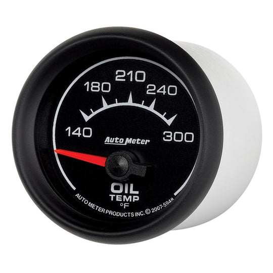 AutoMeter Gauge Oil Temp 2-1/16in. 140-300 Deg. F Electric Es
