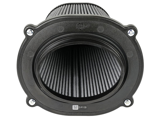 aFe Quantum Pro DRY S Air Filter Inverted Top - 5.5inx4.25in Flange x 9in Height - Dry PDS