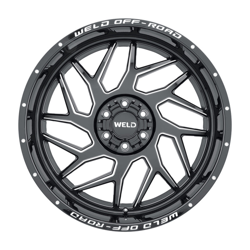 Weld Off-Road W117 20X10 Fulcrum 6X135 6X139.7 ET-18 BS4.75 Gloss Black MIL 106.1