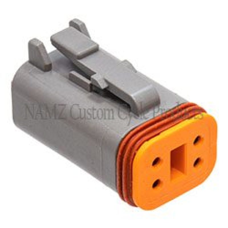 NAMZ Deutsch DT Series 4-Wire Plug & Wedgelock - Grey (Repl. HD 72134-94GY)