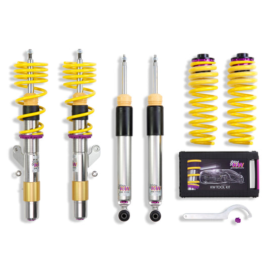 KW Coilover Kit V3 BMW 12+ 3 Series 4cyl F30 w/o Electronic Suspension