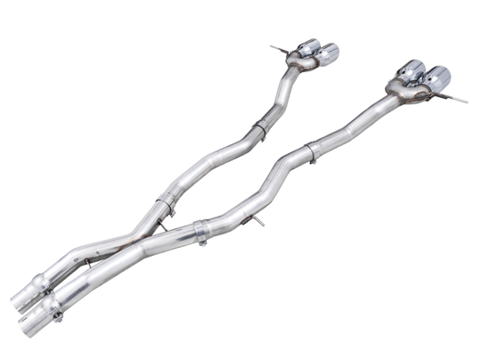 AWE Track Edition Catback Exhaust for BMW G8X M3/M4 - Chrome Silver Tips