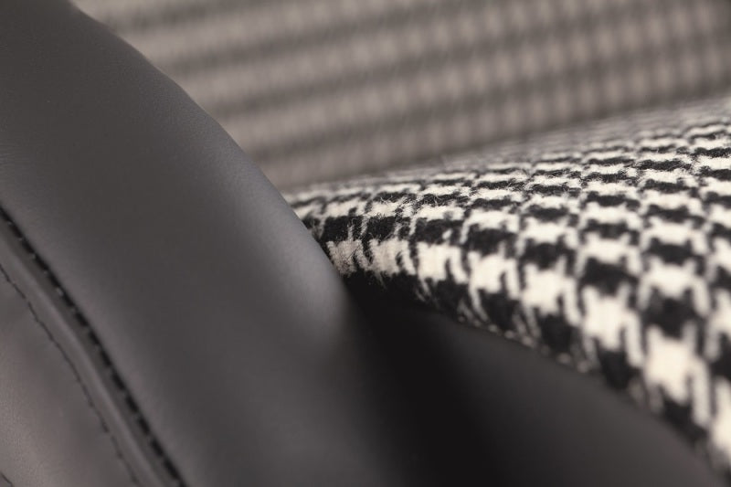 Recaro Classic LX Seat - Black Leather/Classic Checkered Fabric