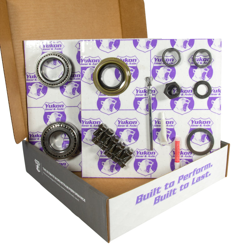 Yukon 8.25in CHY 4.11 Rear Ring & Pinion Install Kit Positraction 1.618in ID Axle Bearings