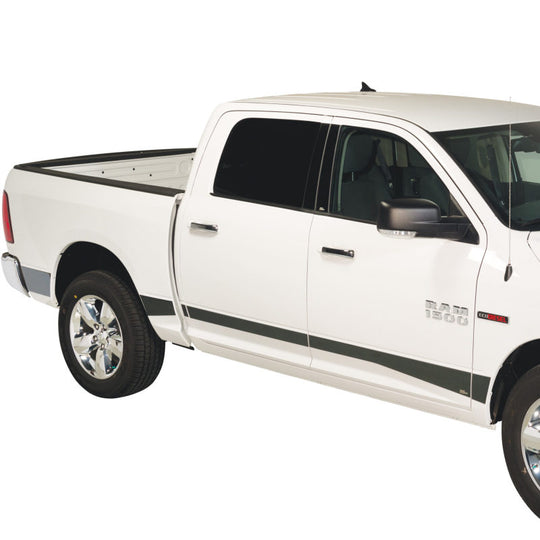 Putco 09-18 Ram 1500 Quad Cab 6.5 - 5.5in Wide - 12pcs (w/o Factory Flares) SS Rocker Panels