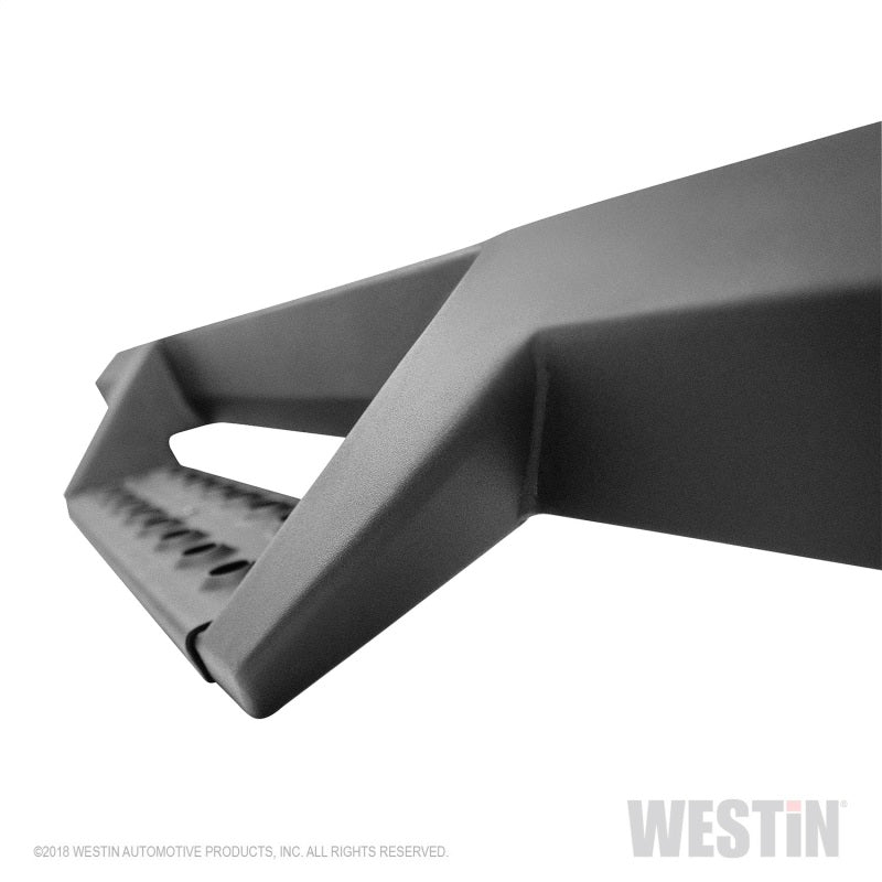 Westin 2019 Chevrolet Silverado / GMC Sierra 1500 Crew Cab Drop Nerf Step Bars - Textured Black