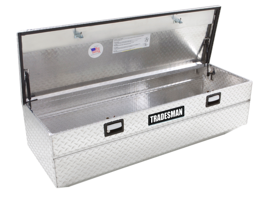 Tradesman Aluminum Flush Mount Truck Tool Box (56in.) - Brite