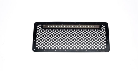 Putco 07-18 Jeep Wrangler - SS Black Grille w/ 20in Luminix Light Bar Designer FX Grilles