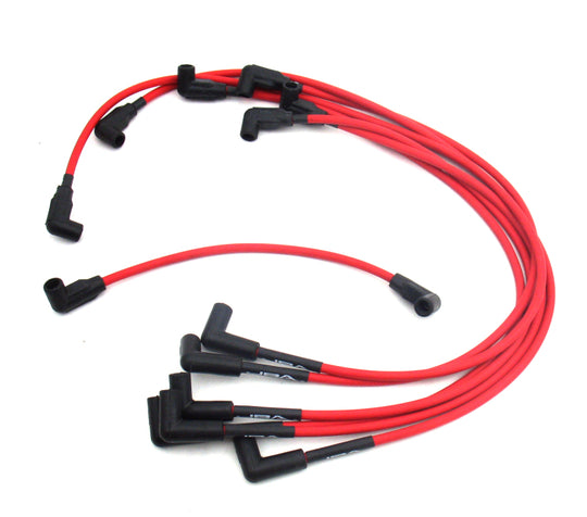 JBA 88-95 GM 4.3L Full Size Truck Ignition Wires - Red