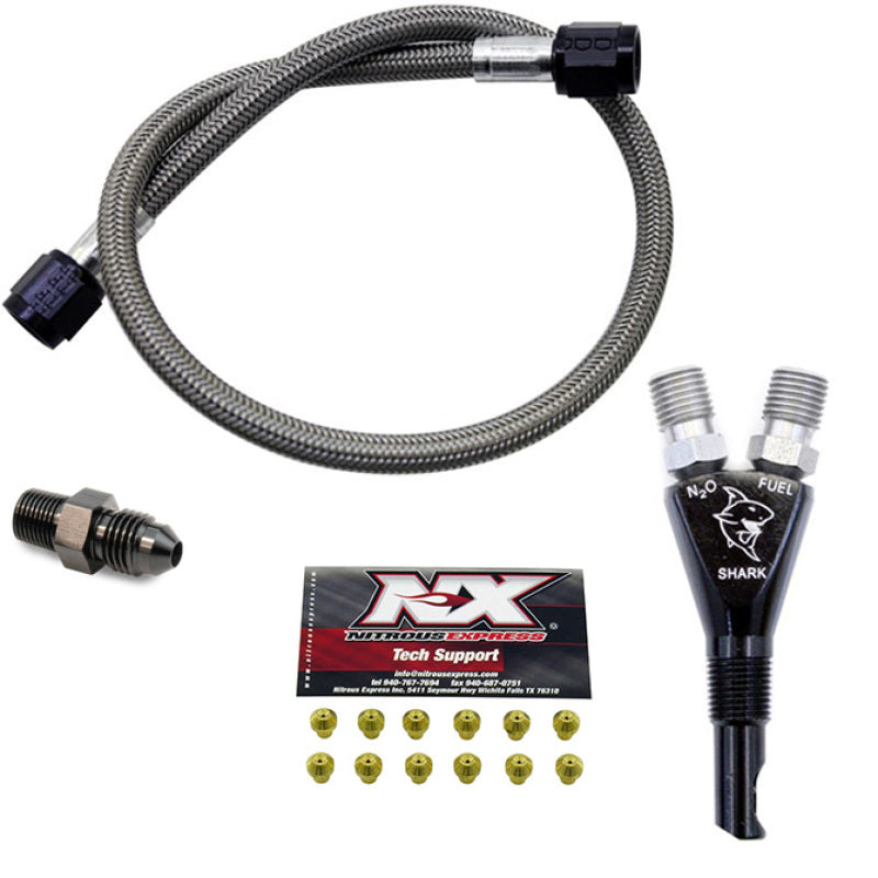 Nitrous Express Shark SHO 400 HP EFI Nozzle w/2ft SHO Hose