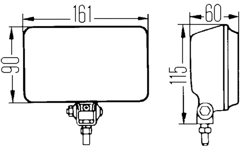 Hella Headlamp ZNH 0/180GR SW MK MGS12 1NB