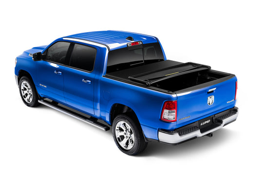 Lund 02-17 Dodge Ram 1500 (6.5ft. Bed Excl. Rambox) Genesis Elite Tri-Fold Tonneau Cover - Black