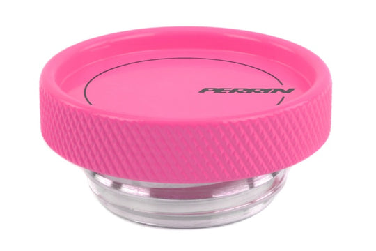 Perrin 02-21 Subaru WRX / 2022 BRZ & GR86 / 04-21 STI / 00-18 Forester XT Oil Fill Cap - Hyper Pink