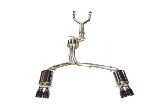 AWE Tuning Audi C7 / C7.5 S7 4.0T Touring Edition Exhaust - Polished Silver Tips