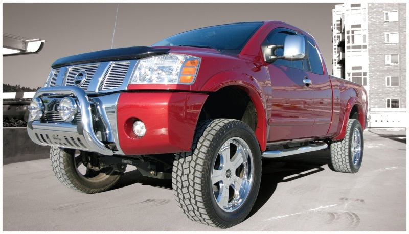 Bushwacker 04-15 Nissan Titan Extend-A-Fender Style Flares 4pc 67.1/78.9/84/96in - Black