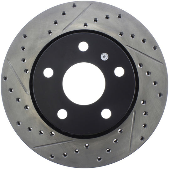 StopTech 07-13 Jeep Wrangler Drilled Right Front Rotor